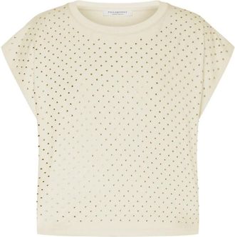 Philosophy di Lorenzo Serafini Cropped T-shirt - Dames - T-shirts - Wit - L - Katoen - Tops