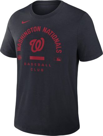 Nike Washington Nationals Authentic Collection Early Work Nike Mens Dri-FIT MLB T-Shirt in Blue | 034J4FAWTL-HXK