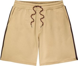 Moncler Striped Cotton Shorts - Beige - Xxl