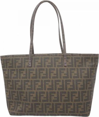 Fendi Brown Pvc Tote Bag (Pre-Owned)