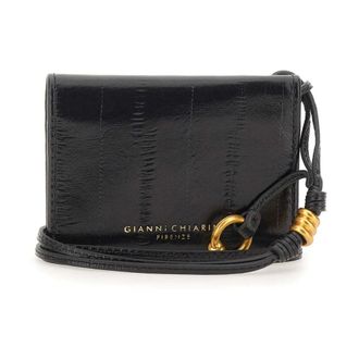 Gianni Chiarini Dollaro Card Holder - female - Gianni Chiarini - Wallets & Cardholders - Black - ONE SIZE - Accessories