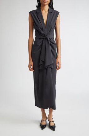 Cinq à Sept Padma Plunge Neck Dress in Black at Nordstrom, Size 00