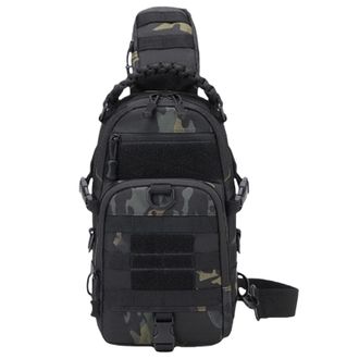 Generic Sling Bag - Outdoor Camping Chest Pack, Waterproof Sports Shoulder Bag, Adjustable Strap Feature, Multiple Secured Pockets, Compact Gear Transport Sol