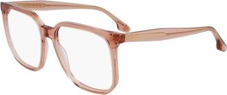 Victoria Beckham Glasses, female, Pink, Size: ONE SIZE Acetate Glasses Frames