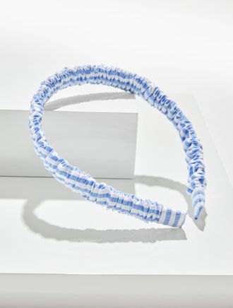 Talbots Sunshine Stripe Headband - White - 001 Talbots