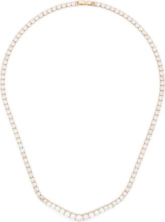 Maje Halsketting met zirkonia stenen gespsluiting - Goud