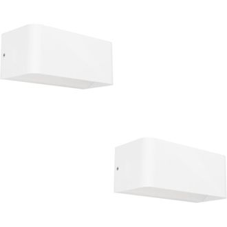 Loops 2 PACK Stylish White Wall Light - Perfect Indoor Home Illumination