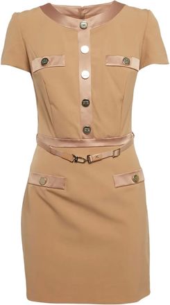 Elisabetta Franchi Abito corto con cintura Pre-owned - Marrone