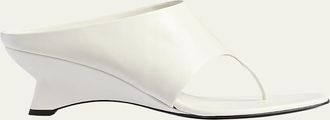 Khaite 55mm Marlow Leather Thong Mules