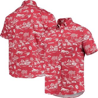 Reyn Spooner Mens Reyn Spooner Crimson Oklahoma Sooners Classic Button-Down Shirt at Nordstrom, Size Medium