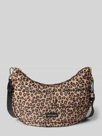 Hey Marly Bauchtasche mit Allover-Leo-Print Modell Lifetime Buddy in Sand, Gr&ouml;&szlig;e 1