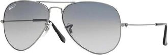 Ray-Ban Klassieke Aviator Zonnebril - unisex - Zonnebrillen - Grijs - 58 MM - Accessoires