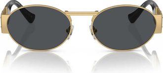 Versace Sunglasses Ve2264 100287 Gold/Dark Gray Unisex
