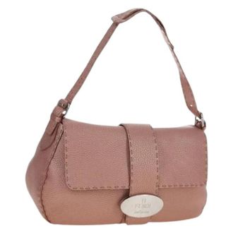 Fendi Pre-owned Leather fendi-bags - Dames - Pre-owned - Roze - Maat: ONE Size Leer