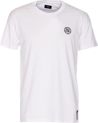 Fendi Ff Postcards Logo T-shirt
