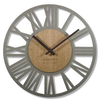 OEM Reloj De Pared Loft Adulto De 50 Cm, Gris