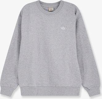 Walk In Paris Felpa in cotone con logo ricamato frontale - WALK IN PARIS - gender_Man