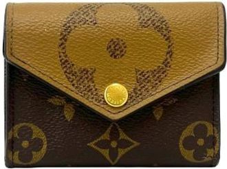 Louis Vuitton Pre-owned Wallets, female, Brown, Size: ONE SIZE Pre-owned Portefeuille Zoe Monogram Giant Reverse Wallet
