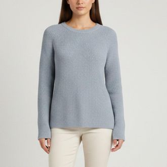 Joseph Pale Blue Rib Knit Sweater