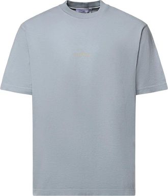 Stone Island Desert Print T-Shirt - Heren - T-shirts - Grijs - 2XL - Katoen - Tops