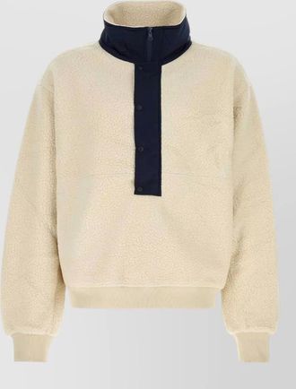 Entire studios half zip fleece jacket