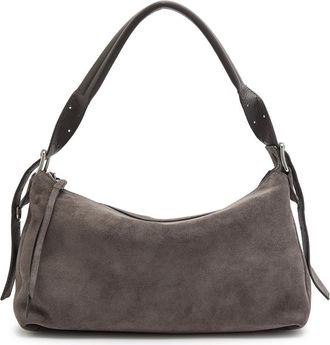 Christophe Lemaire Belted Baguette Suede Shoulder bag - Brown - One Size