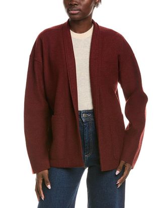 Eileen Fisher High Collar Wool Jacket