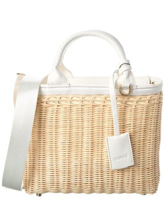 Surell Accessories Picnic Straw Crossbody