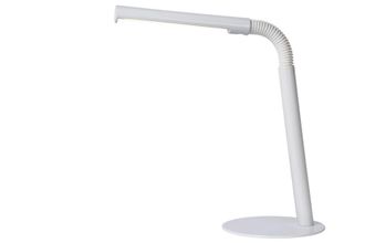 Lucide L&aacute;mpara de escritorio de metal con 1 led integrado, blanco