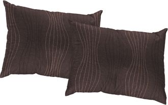 Wirth Dekokissen »Riccia« Kissenhülle ohne Füllung, 2 Stück