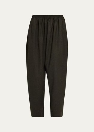 Eskandar Wool Flannel Japanese Trousers