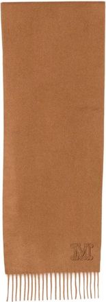 Max Mara Wsdalia Sjaal - Dames - Wintersjaals - Bruin - ONE Size - Kasjmier - Accessoires