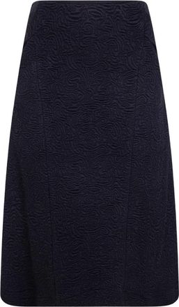 Dries Van Noten Jacquard Midi Rok - Dames - Midirokken - Zwart - S - Rokken