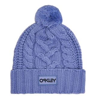 Oakley Womens Harper Pom Beanie Hat, New Lilac, One Size
