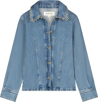 Fab By Fabienne Chapot Inda Blouse - Dames - Spijkerjassen - Blauw - S - Katoen - Jassen