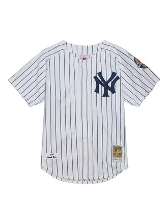 Mitchell & Ness Derek Jeter New York Yankees 2013 shirt - men - Polyester - M - White