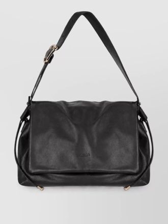 Marella calf leather clutch bag