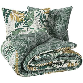 Atmosphera Atmosphera - Juego De Cama De Algod&oacute;n &laquo;tropik&raquo; 260 X 240 Cm Cr&eacute;ateur DInt&eacute;rieur