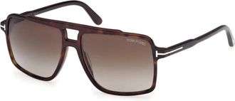 Tom Ford Heren, Accessoires, Bruin, Maat: 59 MM