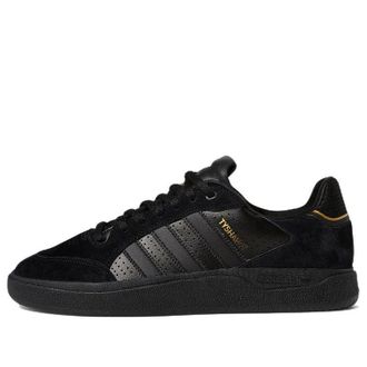 adidas Tyshawn Low Shoes Black Gold Metallic GW3178