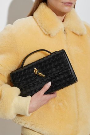 Bottega Veneta Andiamo Handbag, Womens, Black