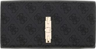Guess Cartera Maxi Yvonne con Logo - Accessories - Mujer - Negro - ONE SIZE