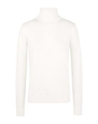 8 by YOOX ORGANIC COTTON-SILK BLEND KNIT ROLL-NECK SWEATER