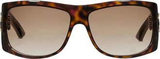 Gucci 2323 Zonnebril - Dames - Zonnebrillen - Bruin - ONE Size - Accessoires