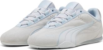 Puma Sneaker PUMA CATCH SOLEIL SD, Damen, Gr. 37,5, silber mist, lucite, Leder, Colorblocking, Schuhe Sneaker, mit Schn&uuml;rung, mit leicht profilierter Gummi