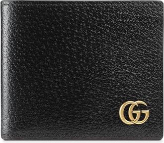 Gucci Black Golden Logo Wallet