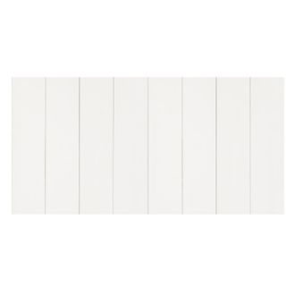 Deco Wood Cabecero de madera maciza en tono blanco de 80x60cm