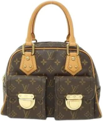 Louis Vuitton Pre-owned Handbags, female, Brown, Size: ONE SIZE Pre-owned Vintage Canvas Handbag