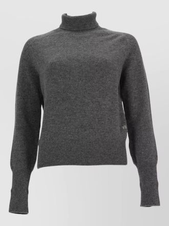Victoria Beckham marie knit top ribbed turtleneck cuffs