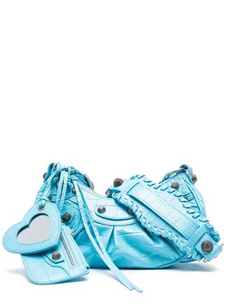 Balenciaga Bolso de hombro de cuero Balenciaga le Cagole XS